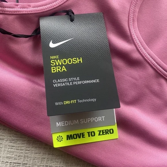 Women’s Nike Swoosh Sports Bra Medium Support - Picture 3 of 6